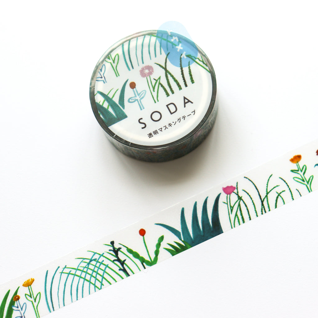 SODA- 15mm Clear Tape- Grasss