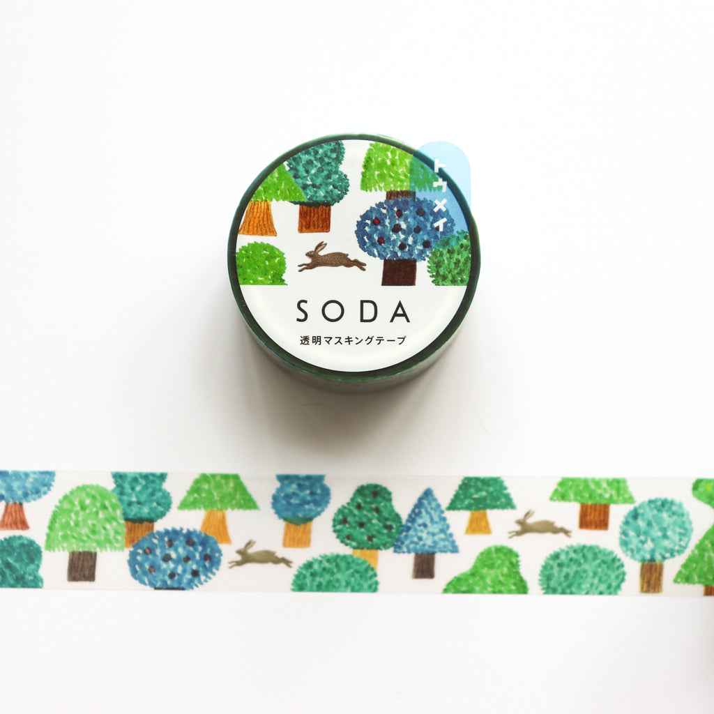 SODA- 20mm Clear Tape- Hare