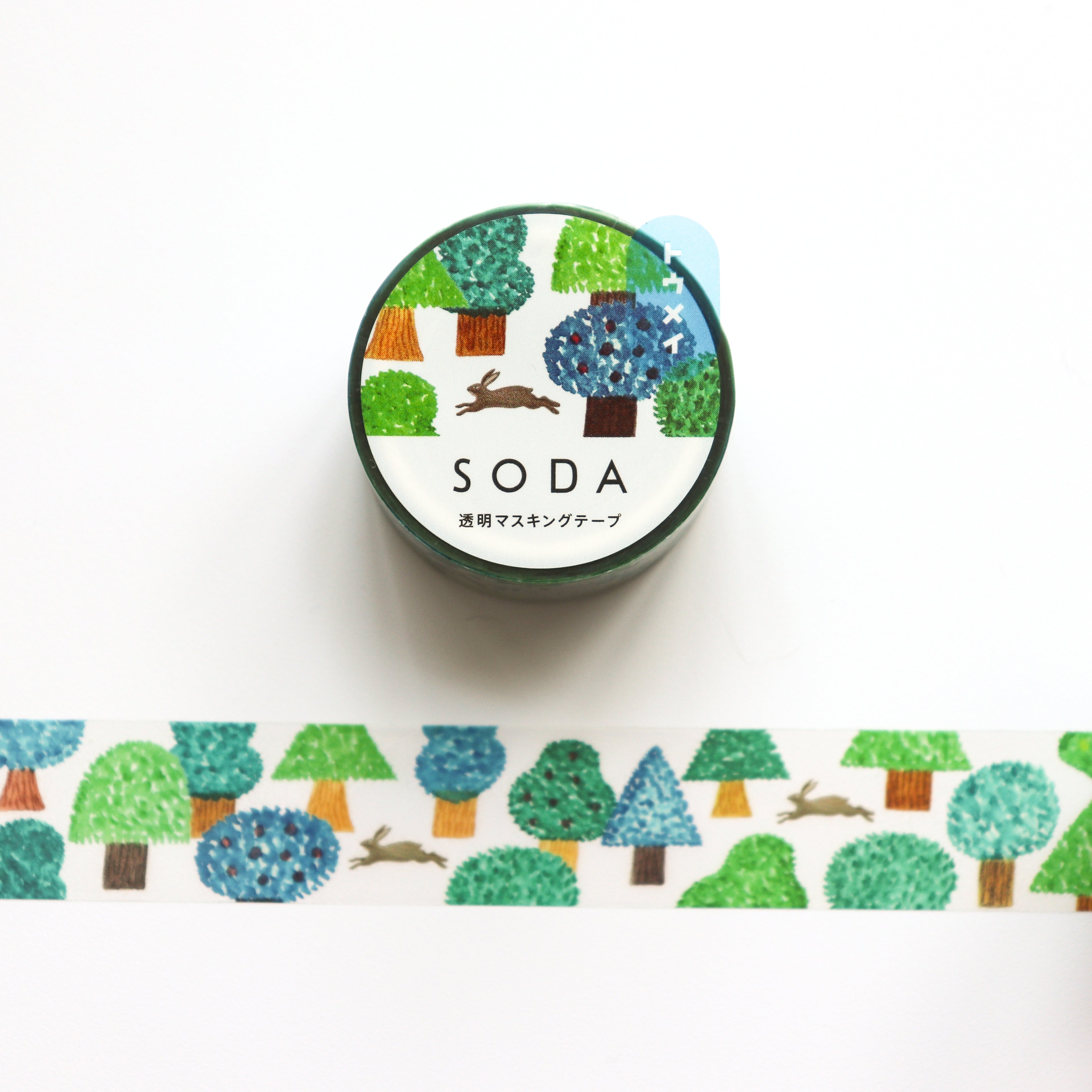 SODA- 20mm Clear Tape- Hare