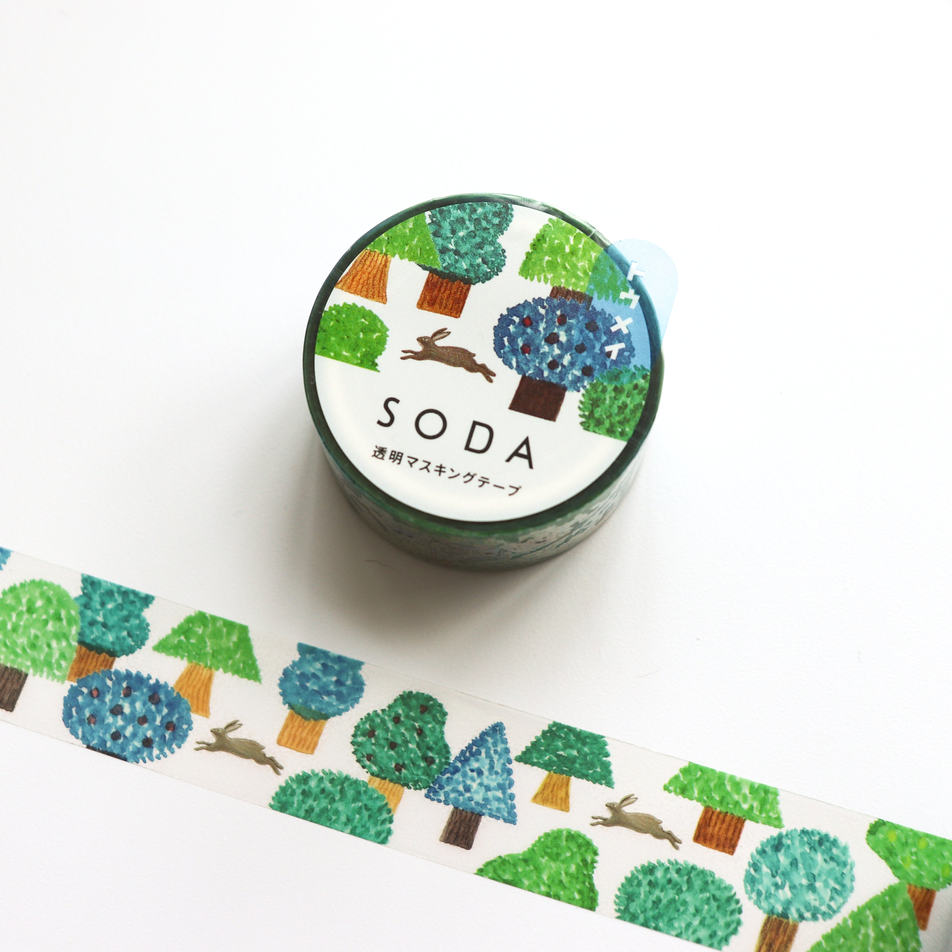 SODA- 20mm Clear Tape- Hare