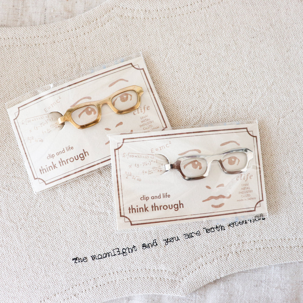 【UNAI METAL INDUSTRY】Book Mark Clip-"Clip and Life" Series-  Think Through