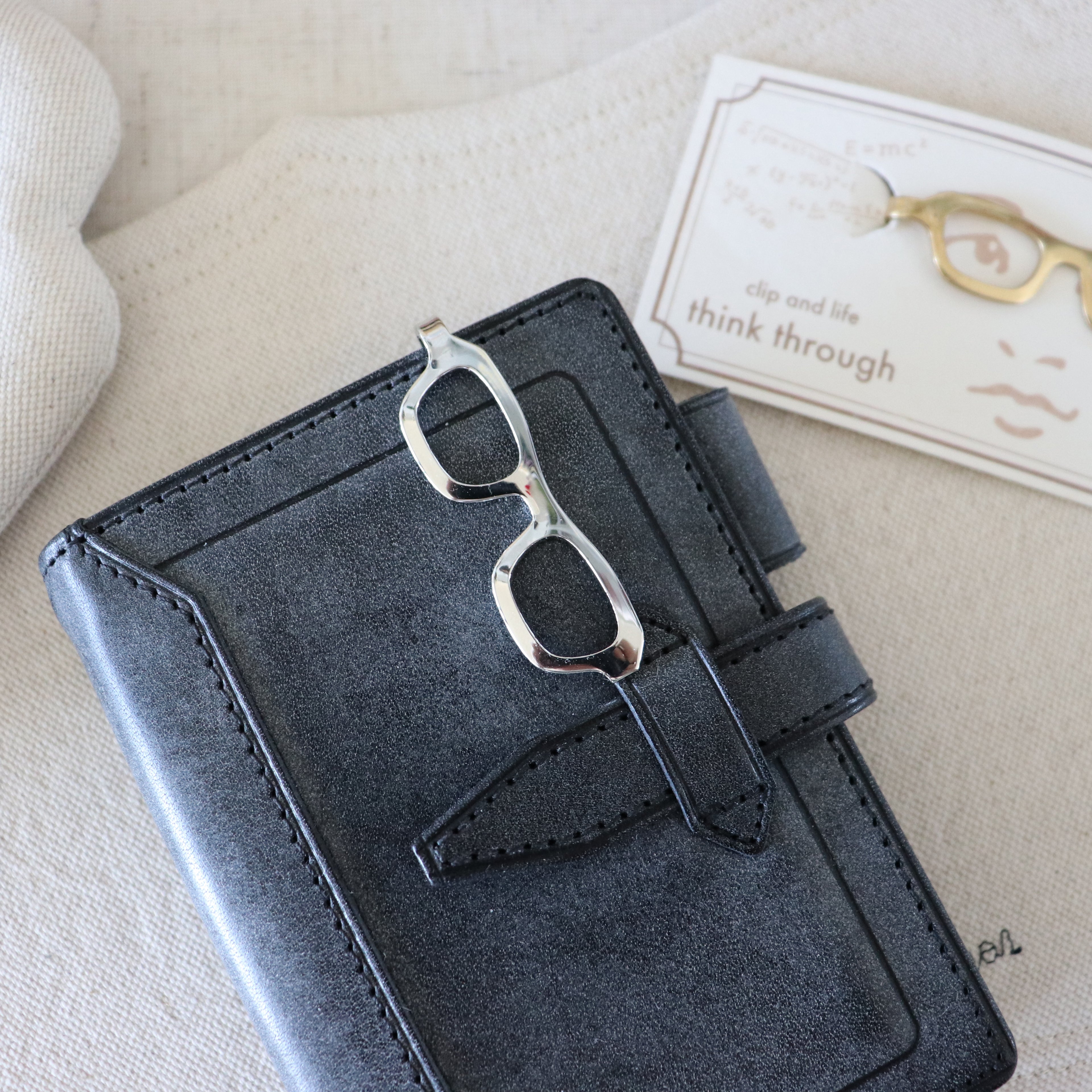 【UNAI METAL INDUSTRY】Book Mark Clip-"Clip and Life" Series-  Think Through