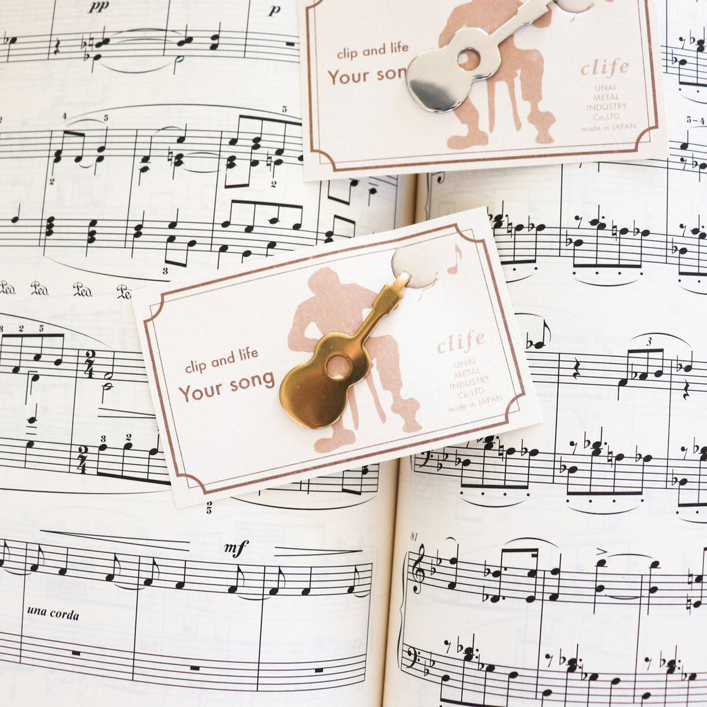 【UNAI METAL INDUSTRY】Book Mark Clip-"Clip and Life" Series- Your Song