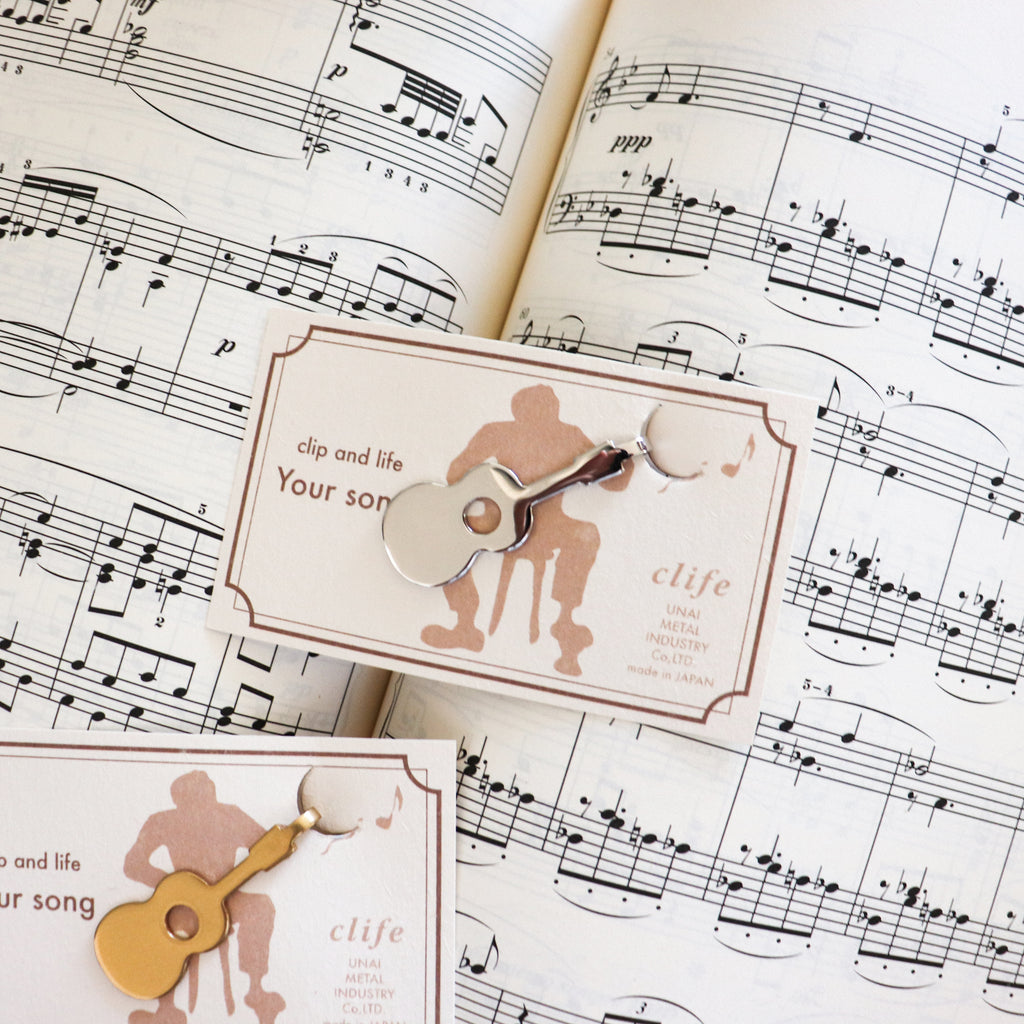 【UNAI METAL INDUSTRY】Book Mark Clip-"Clip and Life" Series- Your Song