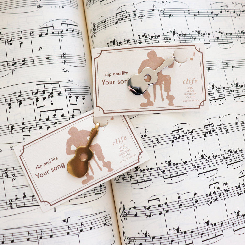 【UNAI METAL INDUSTRY】Book Mark Clip-"Clip and Life" Series- Your Song