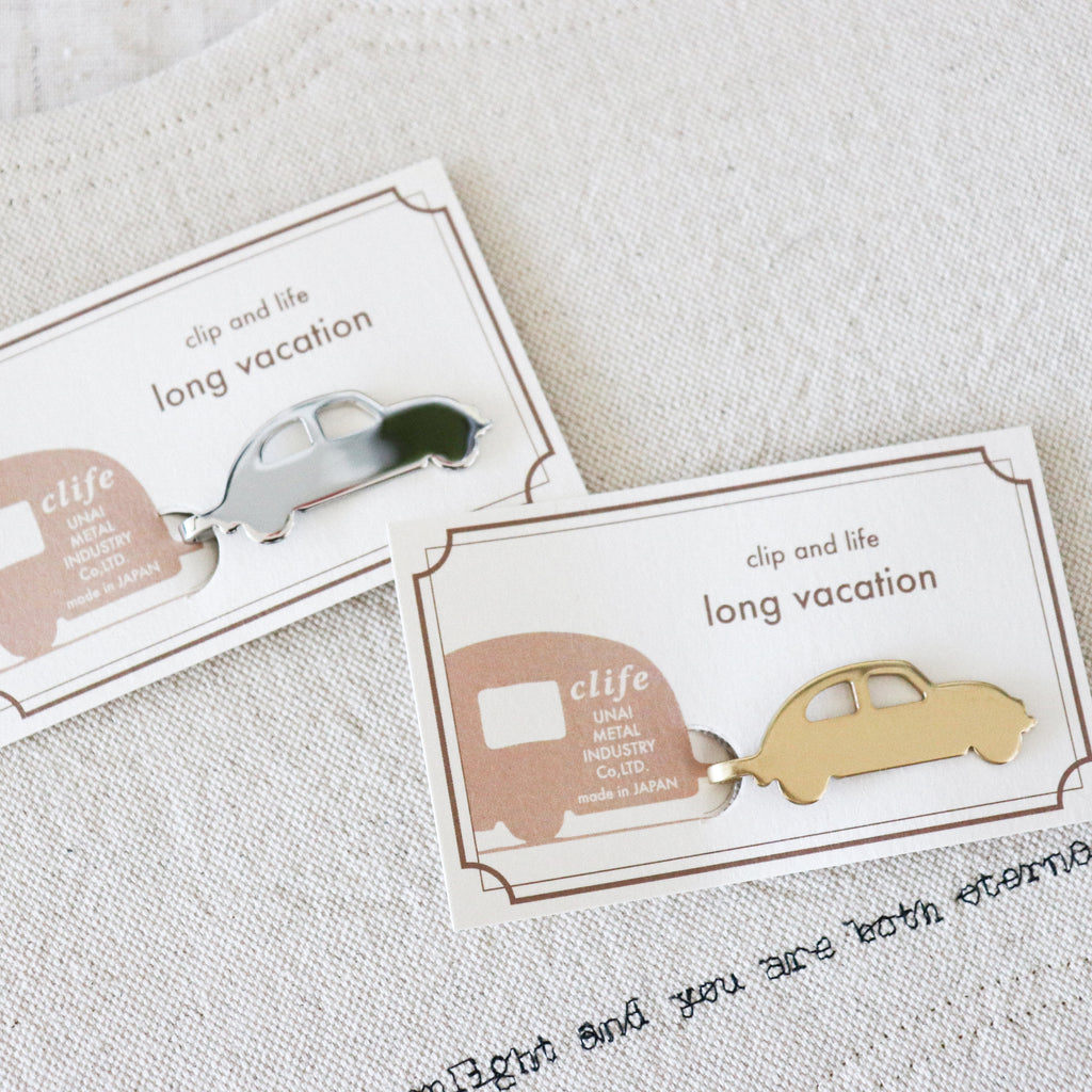 【UNAI METAL INDUSTRY】Book Mark Clip-"Clip and Life" Series- Long Vocation