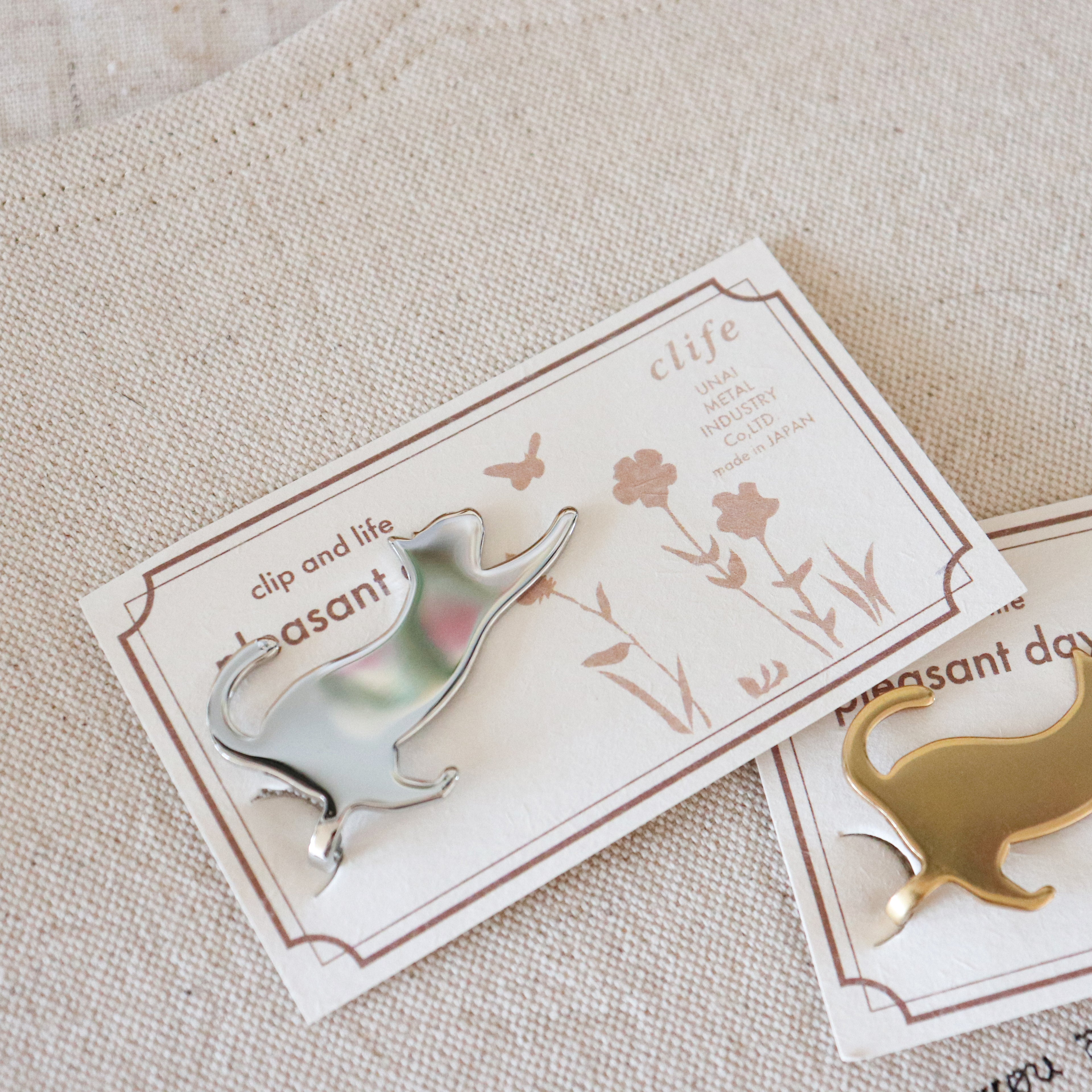 【UNAI METAL INDUSTRY】Book Mark & Journal Clip-"Clip and Life" Series- Peasant Day