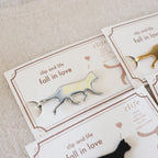 【UNAI METAL INDUSTRY】Book Mark Clip-"Clip and Life" Series- Fall in Love