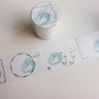 YOHAKU Rolled Sticky Notes- Swan