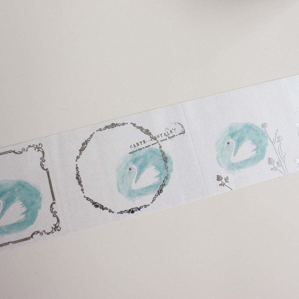 YOHAKU Rolled Sticky Notes- Swan