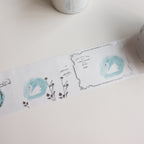 YOHAKU Rolled Sticky Notes- Swan