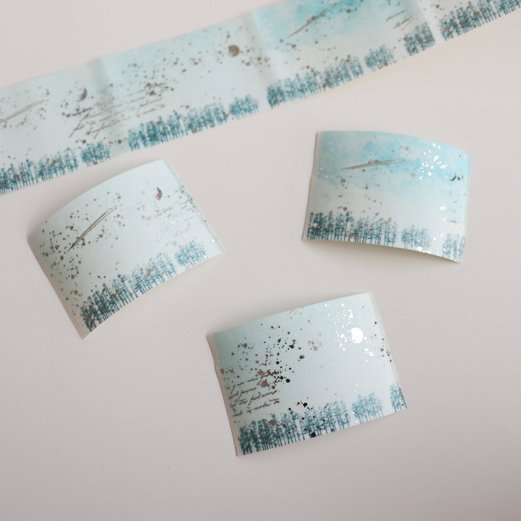 YOHAKU Tracing Roll Sticky Note-Hoshimeguri