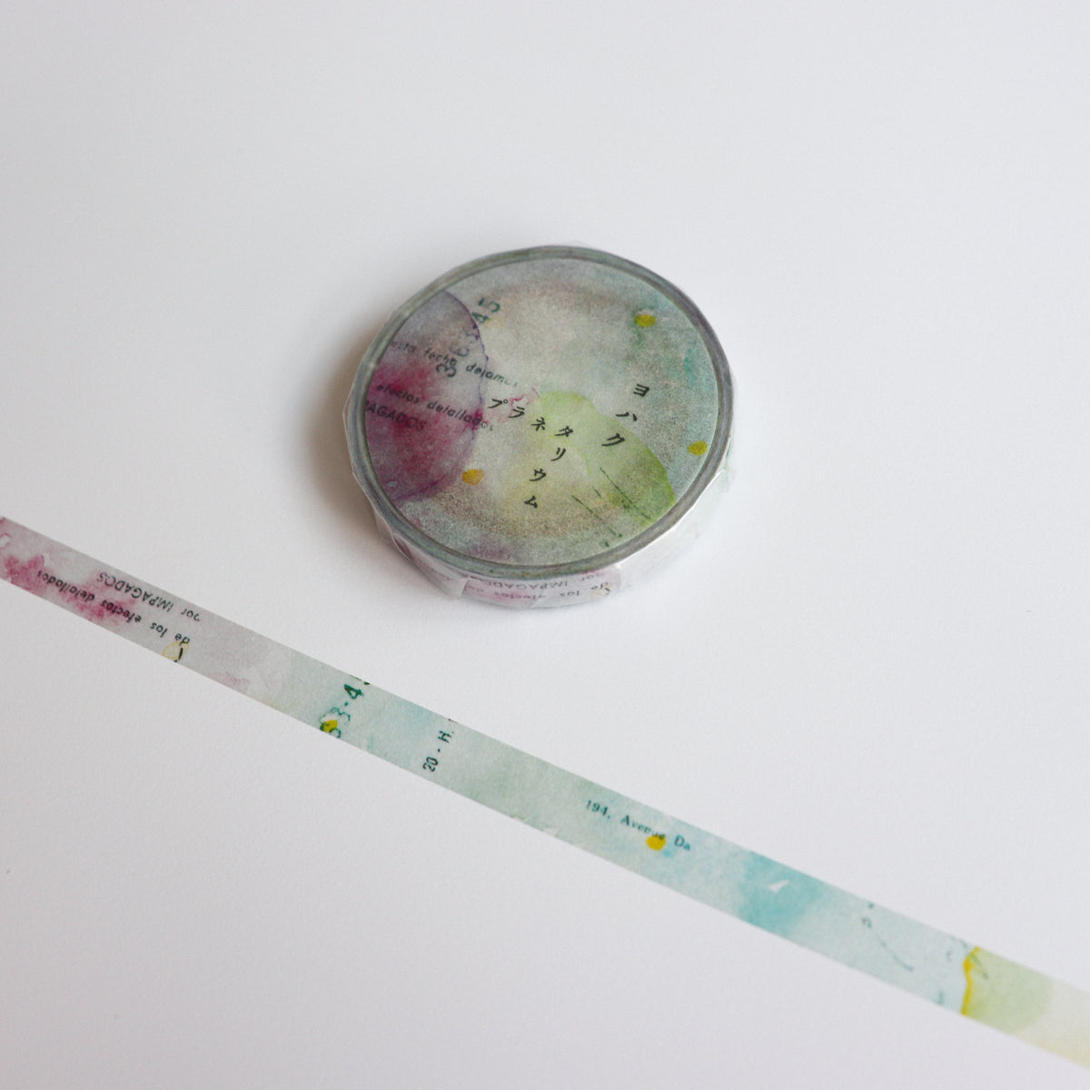 YOHAKU Narrow 7mm Washi Tape - Planetarium