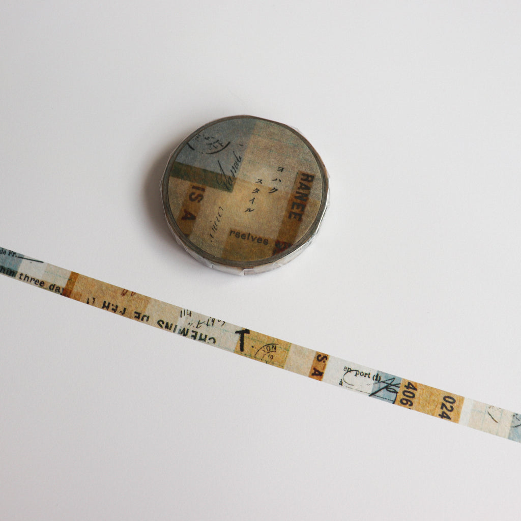 YOHAKU Narrow 7mm Washi Tape - Masti Style
