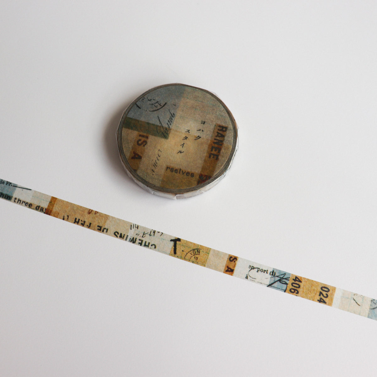 YOHAKU Narrow 7mm Washi Tape - Masti Style