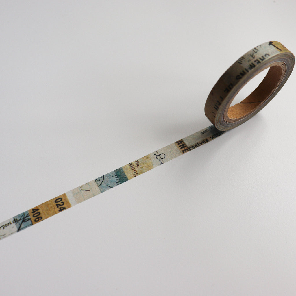 YOHAKU Narrow 7mm Washi Tape - Masti Style