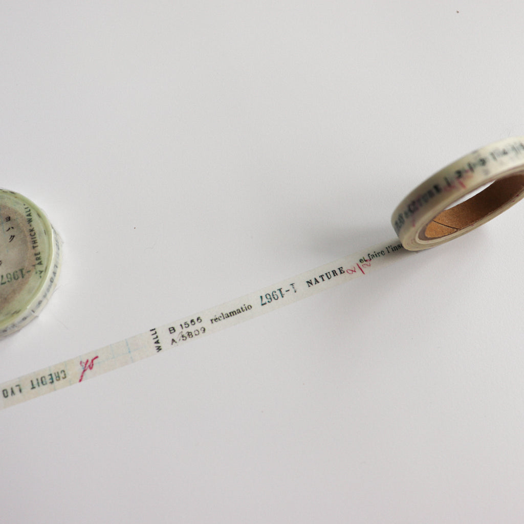 YOHAKU Narrow 7mm Washi Tape - Image