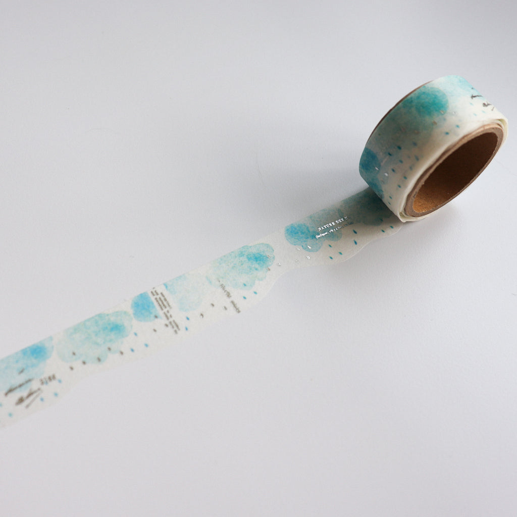 YOHAKU Die-cut Masking Tape-Raindrop