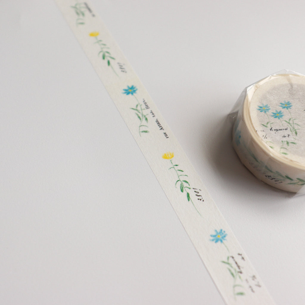 YOHAKU Washi Tape- Herbarium