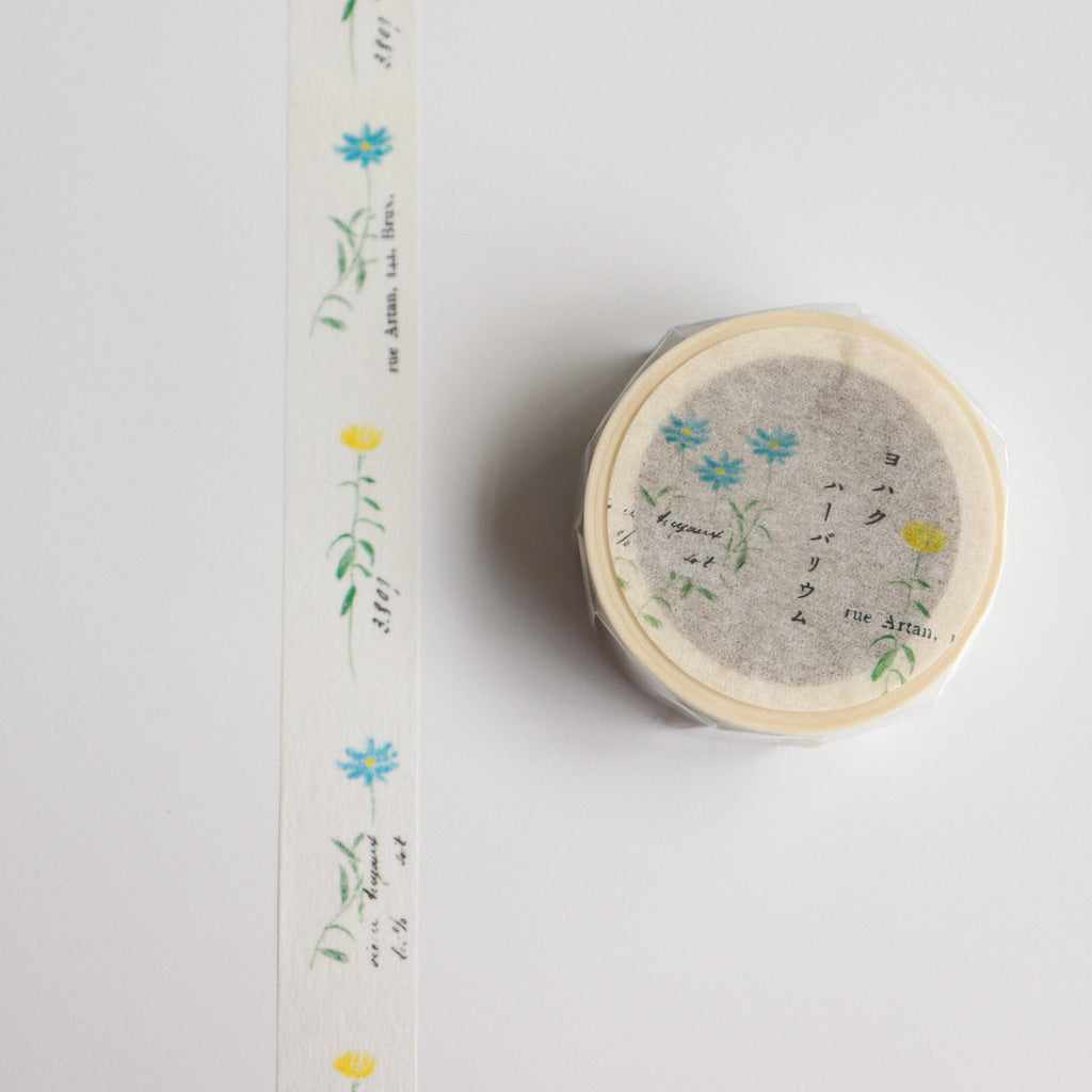 YOHAKU Washi Tape- Herbarium