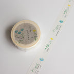YOHAKU Washi Tape- Herbarium