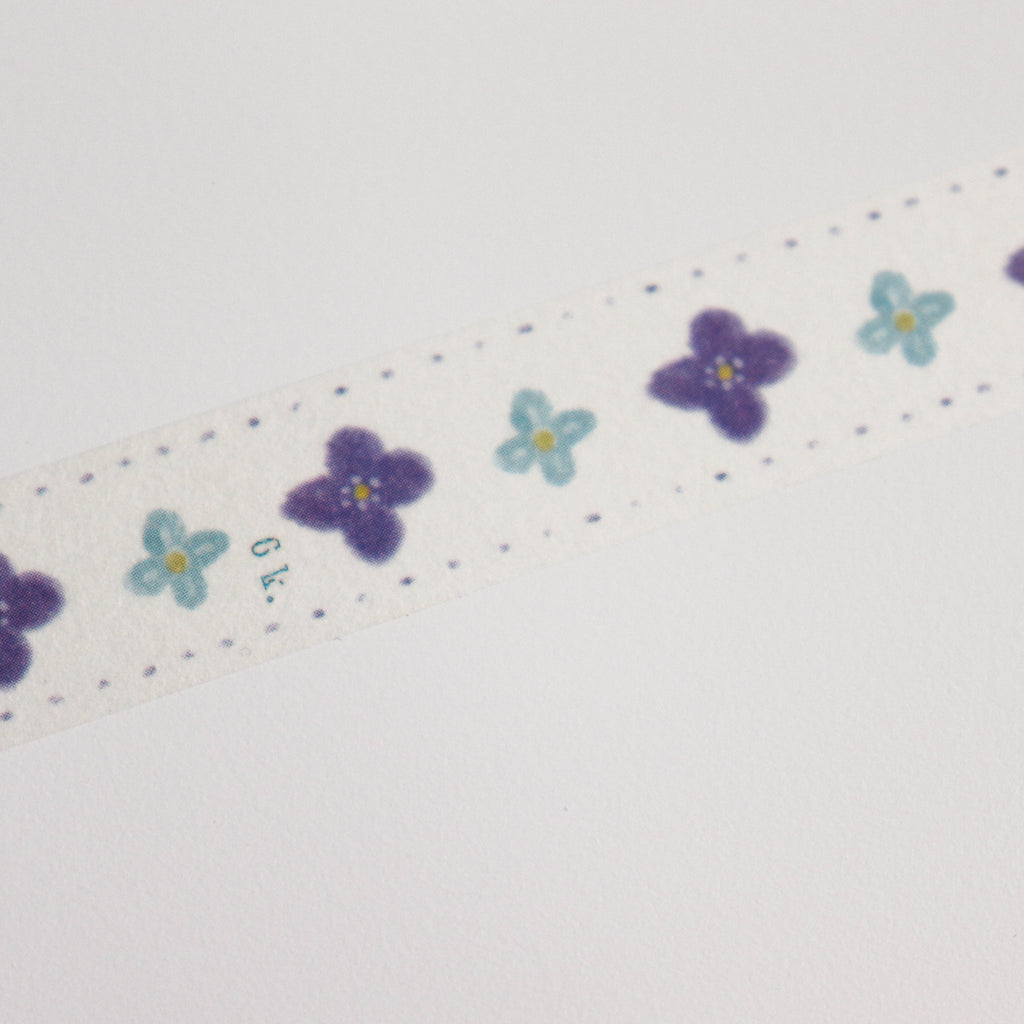 YOHAKU Washi Tape-Blossoms in the Spring Rain (Hanashigure)