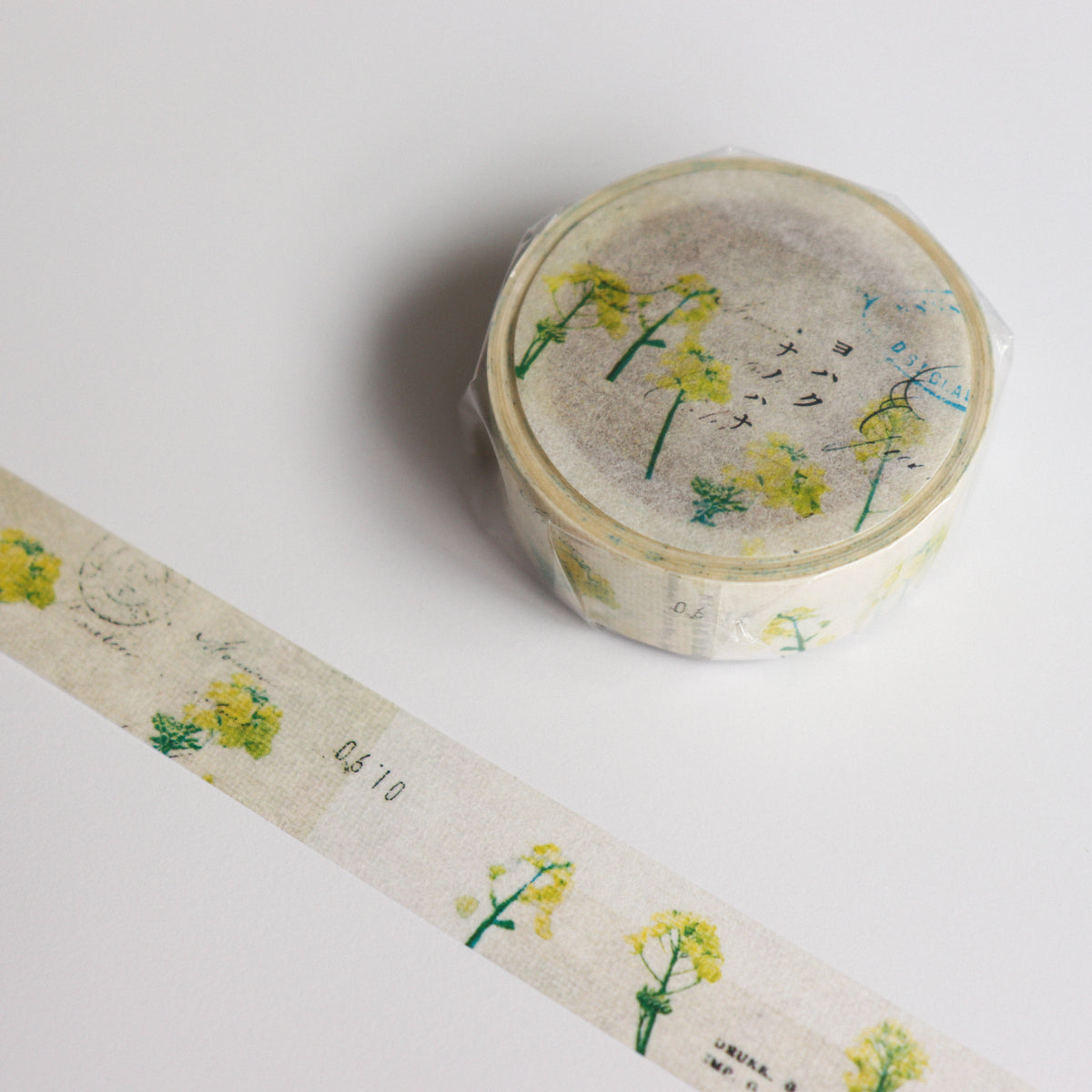 YOHAKU Washi Tape-Nanohana