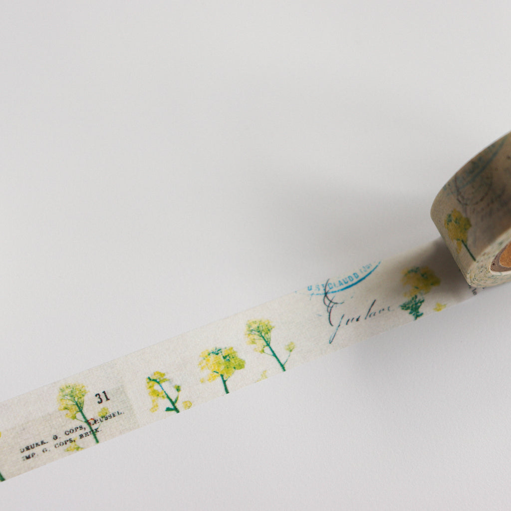 YOHAKU Washi Tape-Nanohana