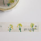 YOHAKU Washi Tape-Nanohana