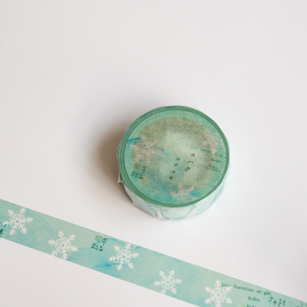 YOHAKU Washi Tape- Powder Snow