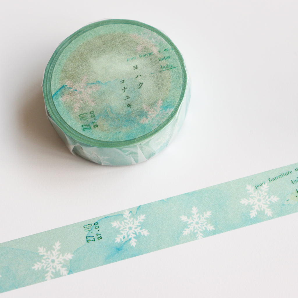 YOHAKU Washi Tape- Powder Snow