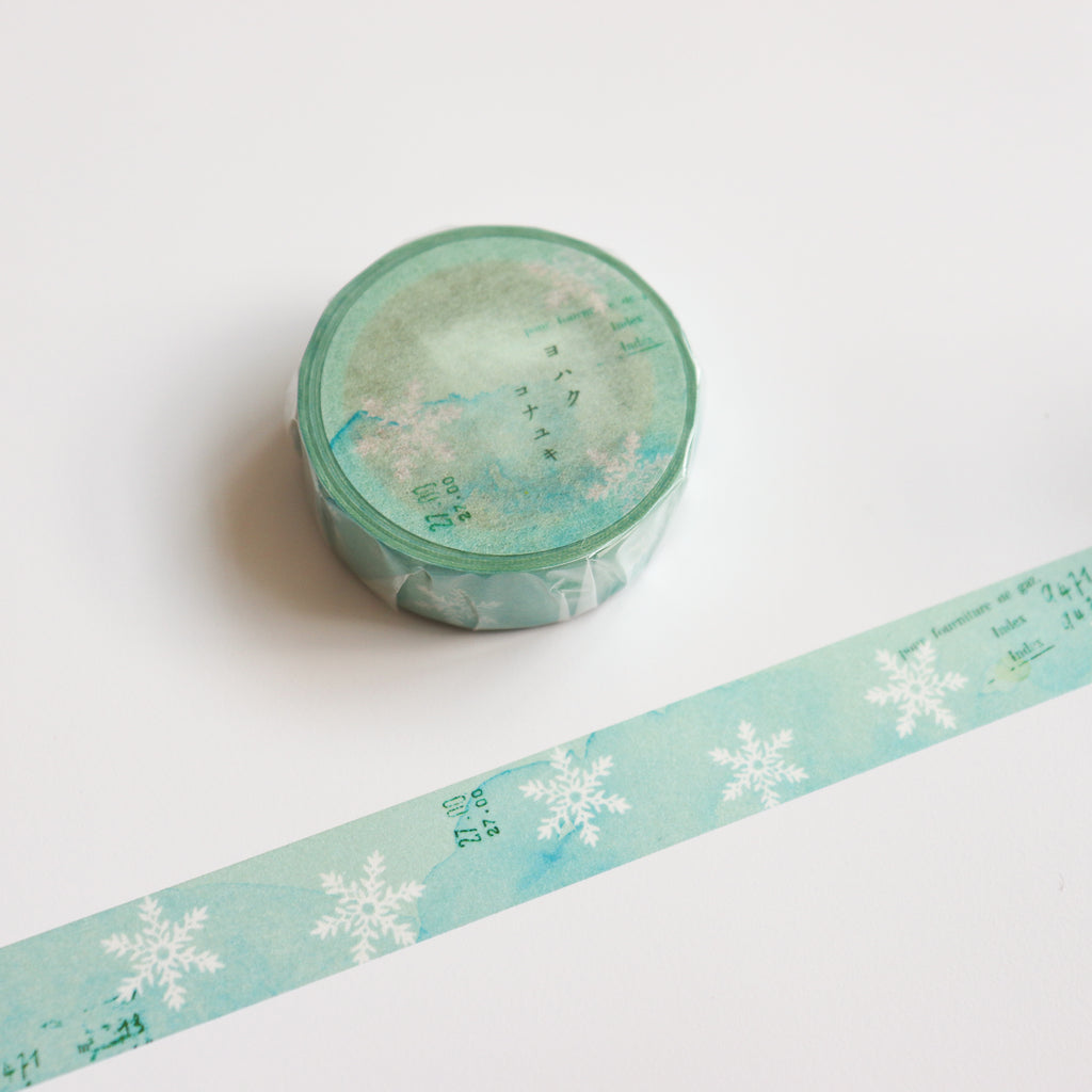 YOHAKU Washi Tape- Powder Snow