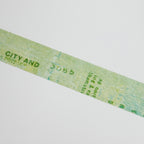 YOHAKU Washi Tape- Green Hill