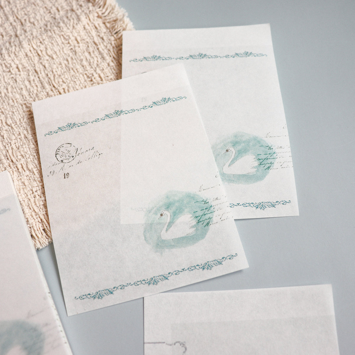 YOHAKU Memo Pad- Swan