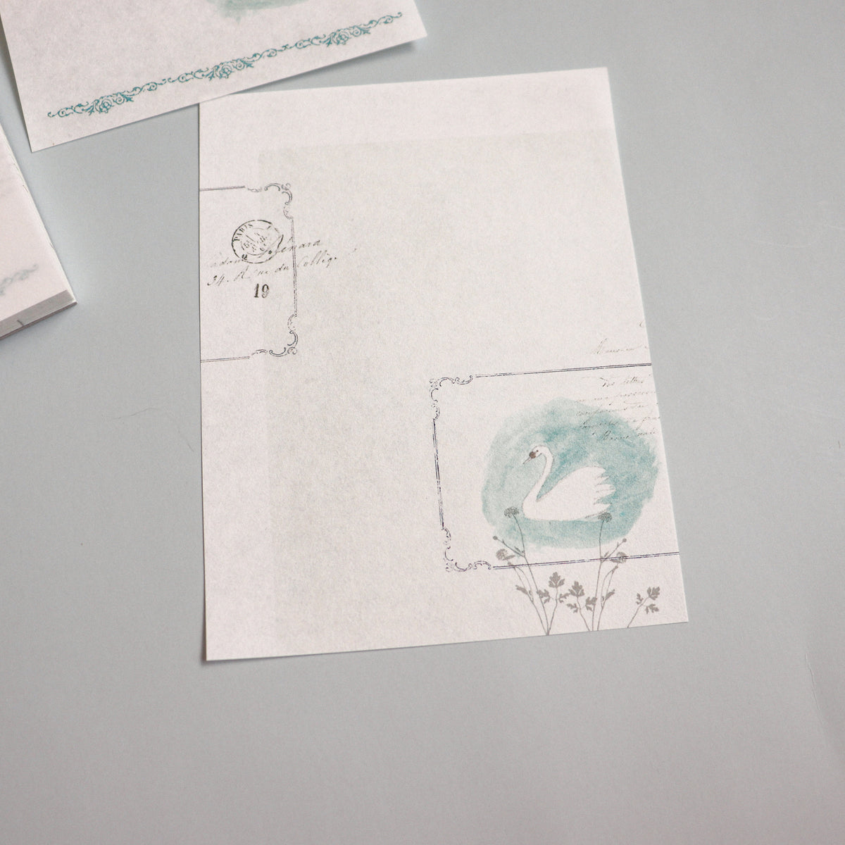 YOHAKU Memo Pad- Swan