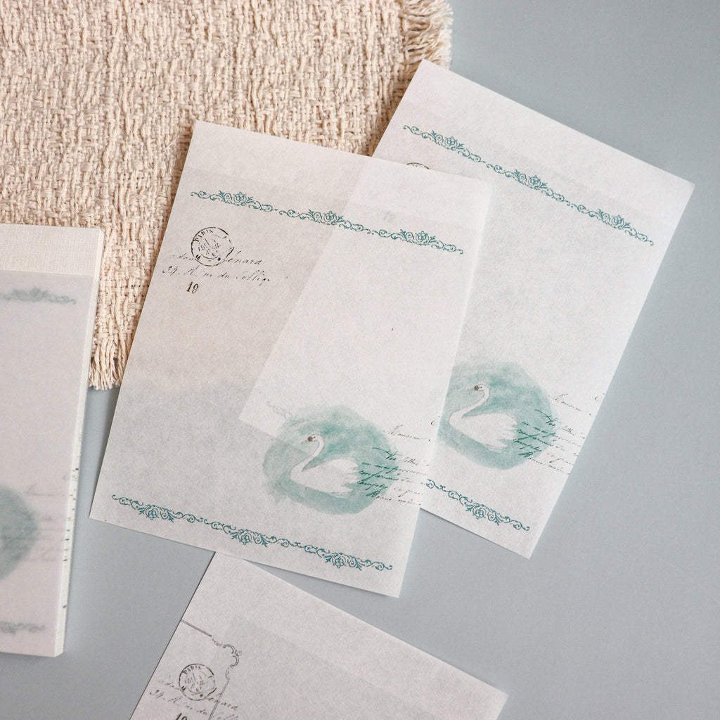 YOHAKU Memo Pad- Swan