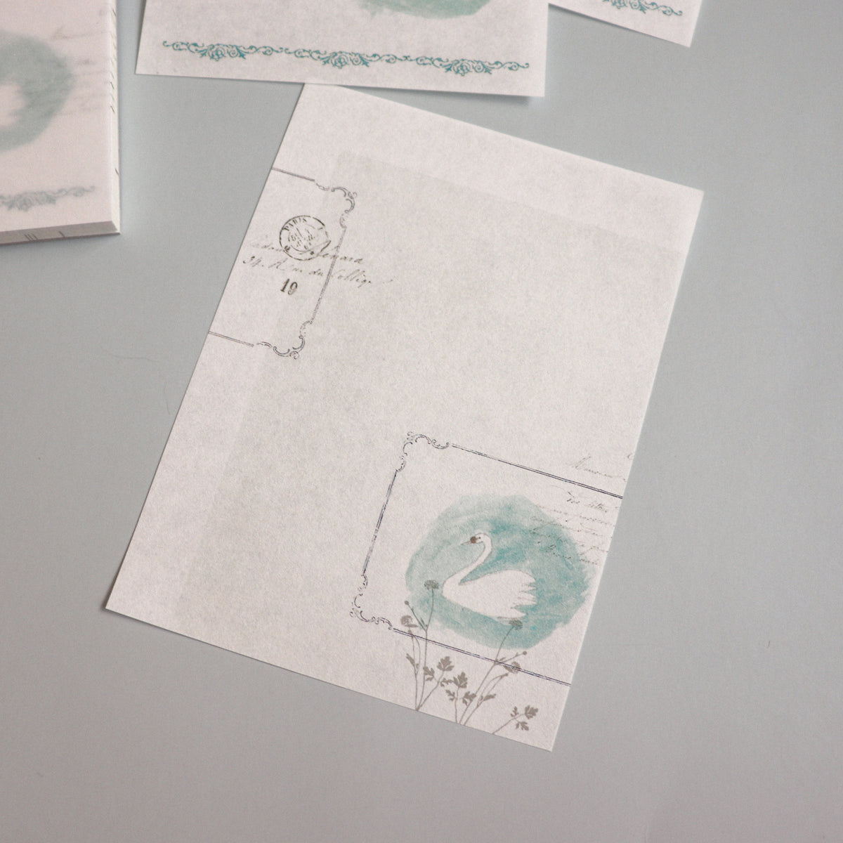 YOHAKU Memo Pad- Swan