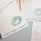 YOHAKU Memo Pad- Swan