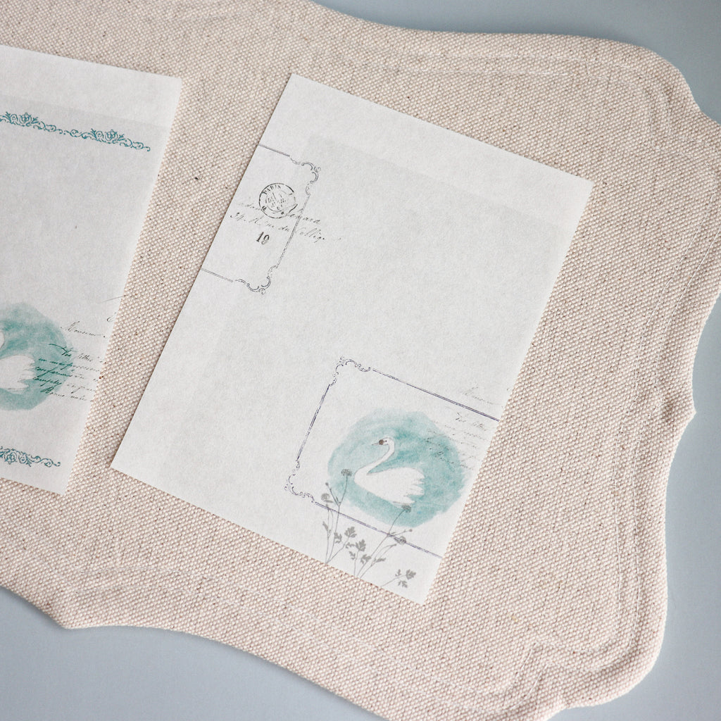 YOHAKU Memo Pad- Swan