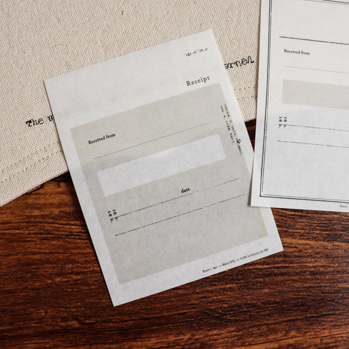 YOHAKU Memo Pad- Receipt