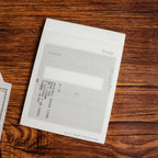 YOHAKU Memo Pad- Receipt