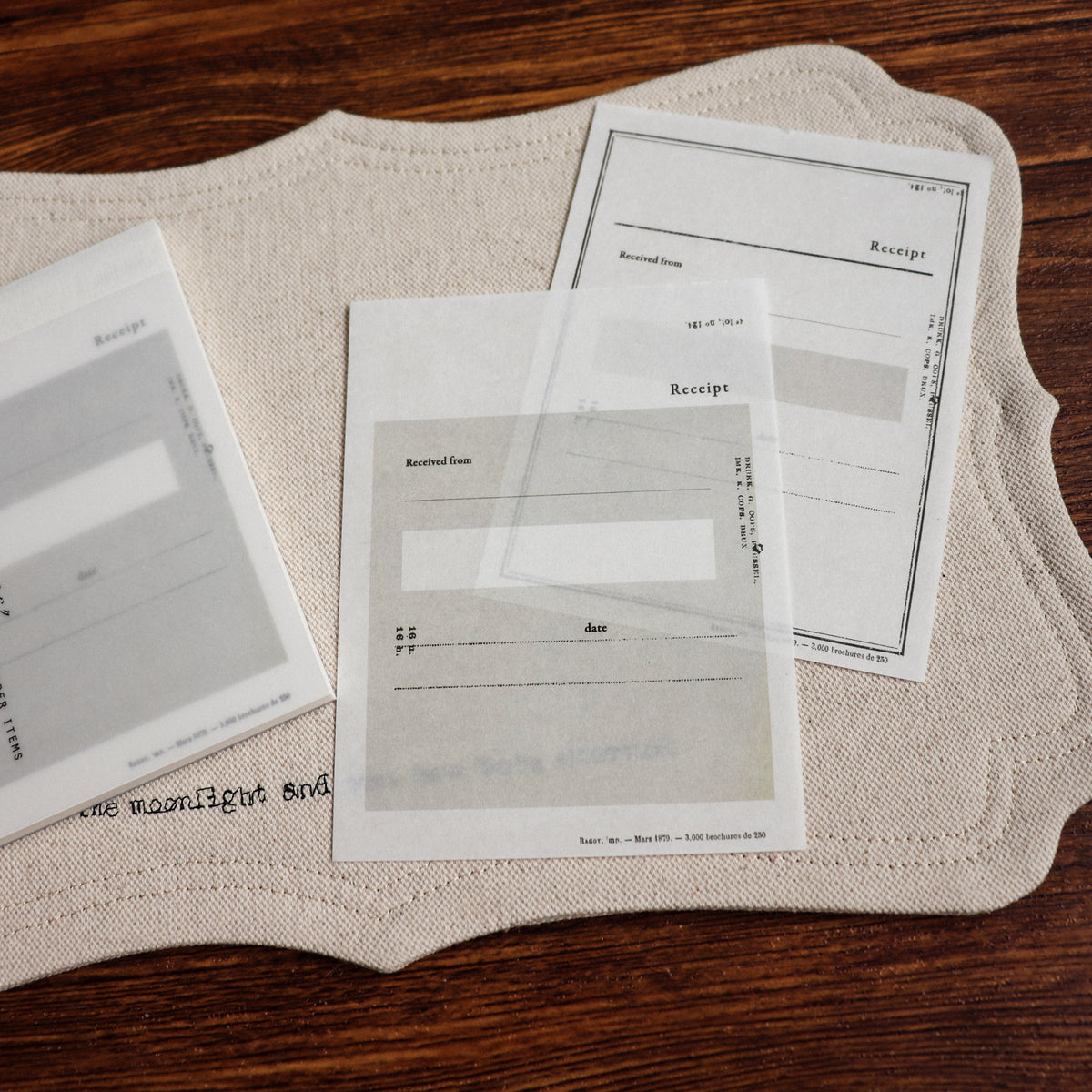 YOHAKU Memo Pad- Receipt