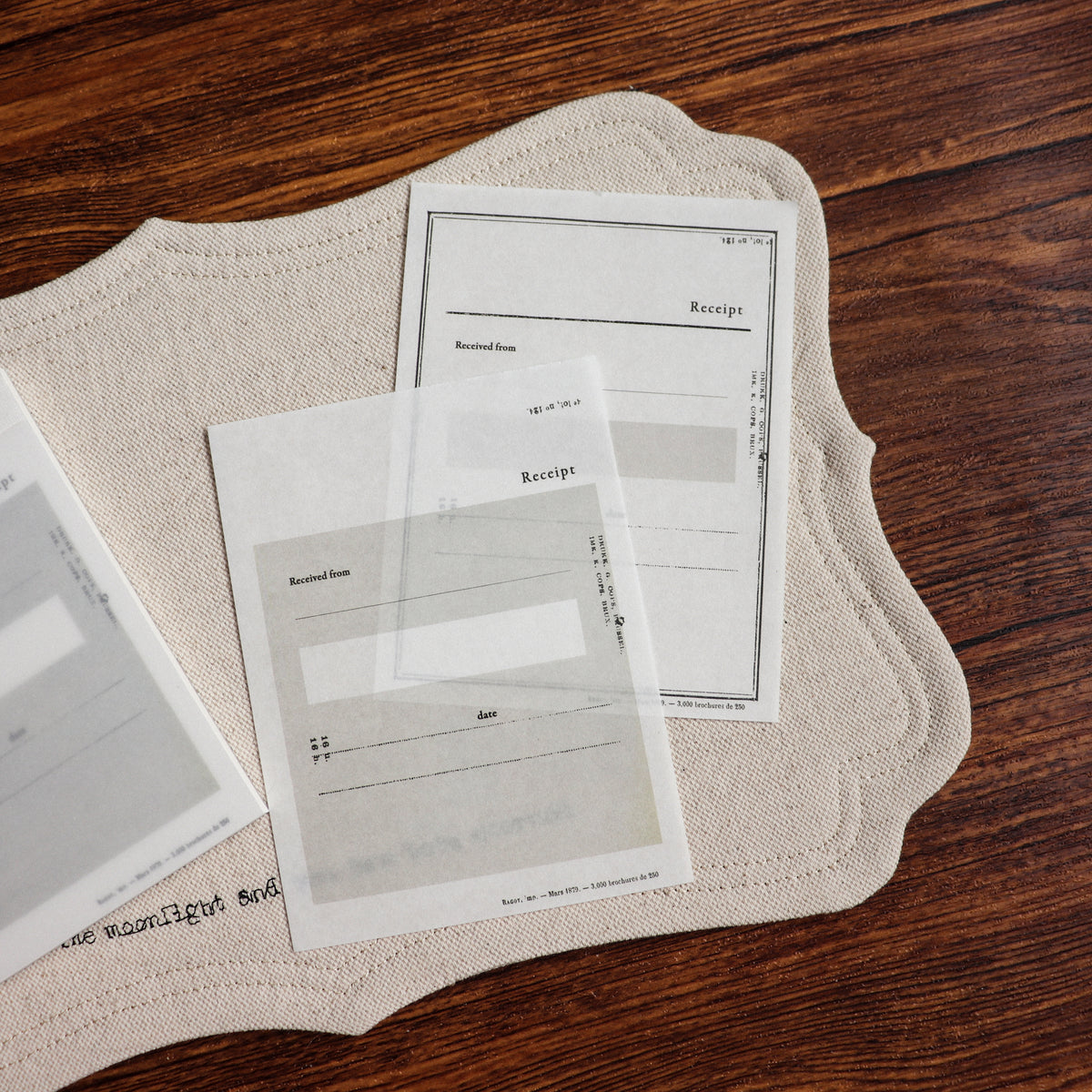 YOHAKU Memo Pad- Receipt