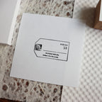 YOHAKU Wooden Rubber Stamp- Fragment
