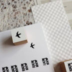 YOHAKU Wooden Rubber Stamp- Little Corner House & Sky of That Day