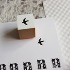 YOHAKU Wooden Rubber Stamp- Little Corner House & Sky of That Day