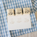【forme】forme Wood Rubber Stamp- Kuma