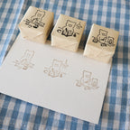 【forme】forme Wood Rubber Stamp- Kuma