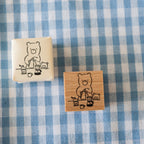 【forme】forme Wood Rubber Stamp- Kuma