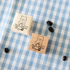【forme】forme Wood Rubber Stamp- Kuma